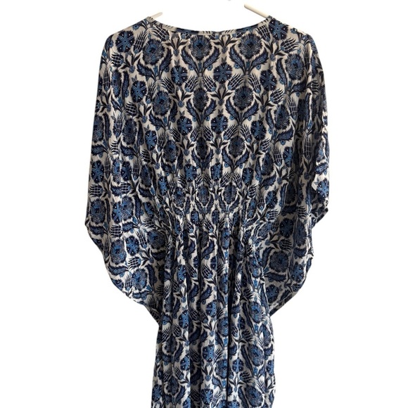 Rujeta Sheth Marie Cinch Kaftan, Blue Lotus, Size M/L - Picture 11 of 12